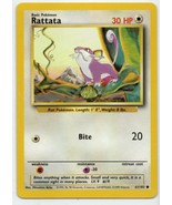 Pokémon Rattata 61/102 1999 WOTC Base Set Ungraded  - $19.99