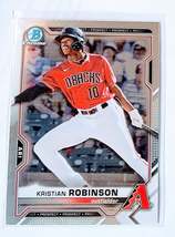 2021 Bowman Chrome Kristian Robinson Prospect Baseball Trading Card SMCB1 - £3.90 GBP