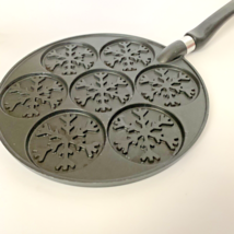 Nordic Ware Snowflake Pancake Pan Winter Holiday Breakfast Aluminum Nons... - £10.11 GBP