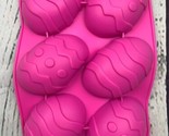 Easter Egg Shape Silicone Treat Mold 2Pcs Easter Silicone Mold for Choco... - $14.25