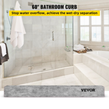 Shower Curb 60&quot;x4&quot;x6&quot; Cuttable XPS Foam w/ PE Membrane Ready-to-Tile, Wa... - £67.50 GBP