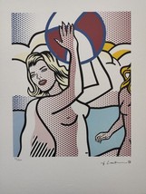 Roy Lichtenstein Signed - Nude with Beach Ball - Certificate - $59.00