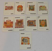 1992 Hasbro CLUE Board game Replacement Set of 9 Room Cards Piece Part - $89.55 MXN