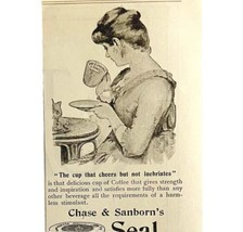 Chase &amp; Sanborn Seal Brand Coffee 1894 Advertisement Victorian Beverage ... - £11.85 GBP