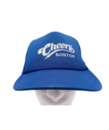Cheers Boston Reynolds Vintage Blue Snapback Mesh Trucker Hat Blank NOS - $11.39