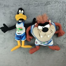 Space Jam Looney Tunes Plush 2 Vintage 1996 Taz And Daffy Duck McDonald’s - £7.41 GBP