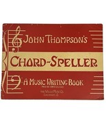 John Thompson&#39;s Cord Speller Music Writing Book Vtg 1948 Willis Music Ci... - $178.09 MXN