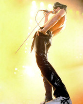 Queen Iconic Freddie Mercury in Concert Bare Chested 8x10 HD Aluminum Wa... - £31.85 GBP