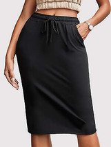 Drawstring Skirt with Pockets - £13.39 GBP