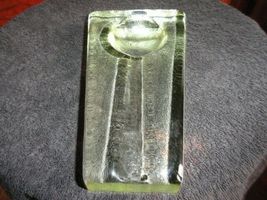 Comoy's Clear Heavy Glass Cigar Ashtray Italy image 12
