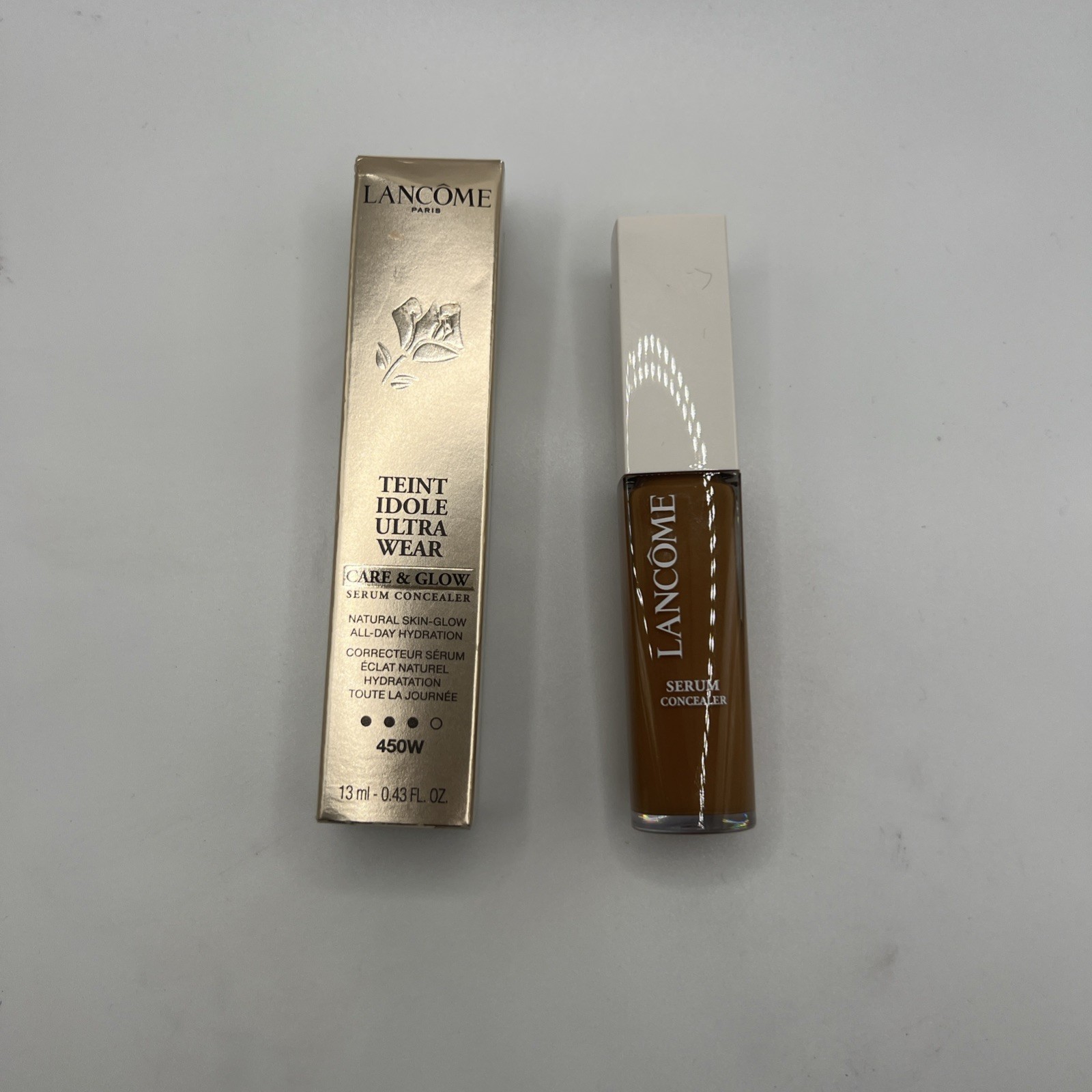 Lancome Teint Idole Ultra Wear Care &amp; Glow Serum Concealer ~ 450W ~ New ... - $19.79