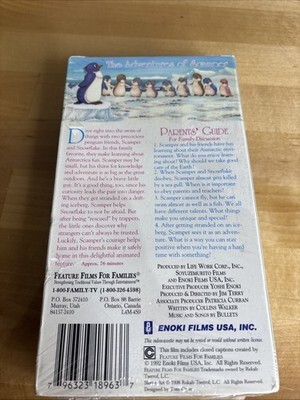 The Adventures of Scamper The Penguin New VHS Video FACTORY SEALED ...