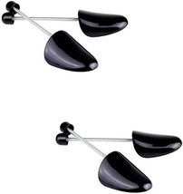 2 Pairs Black Women&#39;S Size Adjustable Plastic Sneaker Tree Stretcher Holder - $28.95