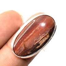 Red Jasper Gemstone Handmade Valentine&#39;s Day Gift Ring Jewelry 6.75&quot; SA 4782 - £4.77 GBP