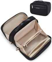 Travel Makeup Bag Large Capacity Cosmetic Bag Wide open Portable Make Up Bag Org - £29.07 GBP