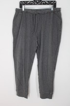 Lands End XL 40-42 Gray Knit Jersey Sleep Jogger Pants - £17.82 GBP