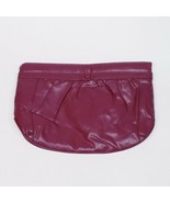 Vintage 70&#39;s MCI - World Of Fine Handbags Burgundy Wristlet 12&quot; Wide 8&quot; ... - $10.58