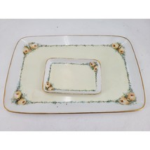 Antique Porcelain Bavaria Dressing Vanity Tray with Soap Dish 1920s  - $65.45