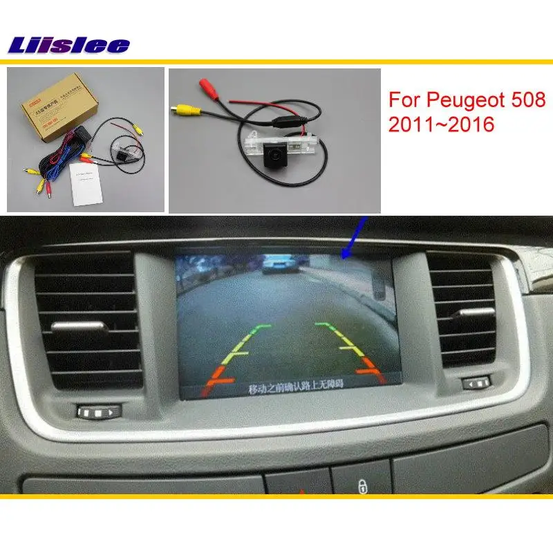 For Peugeot 508 2011-2016 Car Rear View Packing Camera Adapter Back Up RCA HD - £41.69 GBP