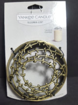 Yankee candle illuma lid Vines Candle topper, contemporary modern design - $17.82