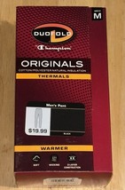 Duofold Originals Men&#39;s Mid Weight Wicking Thermal Pant KMW2 Black Size-M - $276.61 MXN