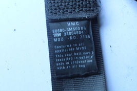 2009-2010 HYUNDAI GENESIS,RIGHT FRONT PASSESNGER SEAT BELT RETRACTOR BLACK C122 image 5