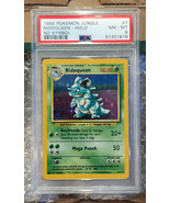 1999 Pokemon JUNGLE NIDOQUEEN HOLO Card  7/64 - NO SYMBOL ERROR  PSA 8 - $349.99