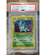 1999 Pokemon JUNGLE NIDOQUEEN HOLO Card  7/64 - NO SYMBOL ERROR  PSA 8 - $685.04 CAD