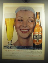 1957 National Bohemian Light Beer Advertisement - £14.74 GBP