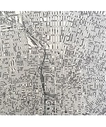 St Louis City Map 1935 Missouri Antique Atlas Street View 14 x 11&quot; LGAD99 - $55.48 CAD