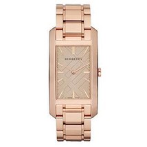 Burberry Rose Gold Oversized Engraved Ladies Watch BU9402 - £358.17 GBP
