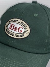 B &amp; G Peanut &amp; Seed Williston Florida Green Snap Back Cap K Brand USA Un... - £14.23 GBP