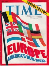 Time Magazine 1973, March 12, Europe, America&#39;s New Rival - $20.85