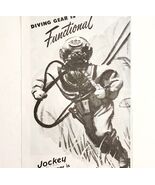 1947 Coopers Jockey Underwear Advertisement Deep Sea Diver Kenosha DWWW4 - €17,04 EUR