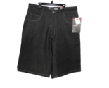 Southpole Men&#39;s Vintage Jeans Shorts Black Size 34 Rare NWD! - $71.24