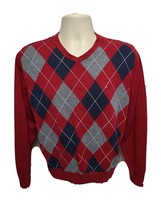 Tommy Hilfiger Adult Small Burgundy Sweater - £15.86 GBP