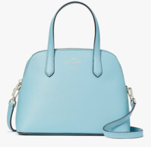 New Kate Spade Schuyler Medium Dome Satchel Saffiano Smoky Blue - £83.46 GBP