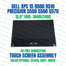 PX8V8 Dell Xps 15 9500 Precission 5550 15.6&quot; Uhd Touch Lcd Screen Complete White - £270.20 GBP