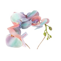 Orchid Bubblegum Crown Headband Accessories Party Goddess Headpiece Flower - £11.66 GBP