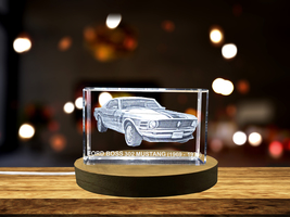 LED Base included | Muscle Car Legend: Ford Boss 302 Mustang (1969–1970) - 3D - £31.59 GBP+