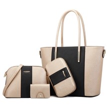 Women&#39;s Handbag PU leather  bag designer  2021 4 PCS Crossbody Clucth Purse Wall - £139.48 GBP