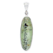 Green Kyanite Pendant Necklace by Stones Desire - $132.05