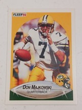 Don Majkowski Green Bay Packers 1990 Fleer Card #175 - £0.76 GBP