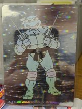 Vintage Teenage Mutant Ninja Turtles Holographic Sticker 1991 Mirage Stu... - £9.97 GBP