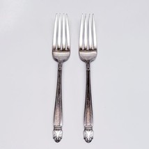 2Ct-Holmes & Edwards DANISH PRINCESS International SilverPlate 1938 Dinner Forks - $19.69