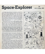 1937 Space Explorer Midget Receiver Wiring Diagram Vintage Schematics DW... - €21,60 EUR