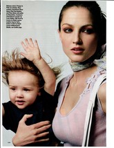 2002 Allure Magazine Print Ad Mom Holding Child Louis Vuitton Ralph Lauren - £10.05 GBP