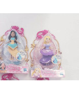 Disney Princess Mini Figure Set Rapunzel &amp; Pocahontas - £17.02 GBP