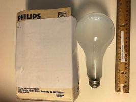 10 pack Philips 300m/if light bulb lamp shape 120v ps25 300w  e26 medium... - £38.12 GBP