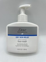 Dove DermaSeries Dry Skin Relief Gentle Cleansing Face Wash 8.45 oz Rare... - £29.34 GBP